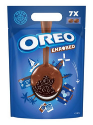 Видове Млечен Oreo Бискитки потопени в млечен шоколад, 7 пакетчета 287 гр